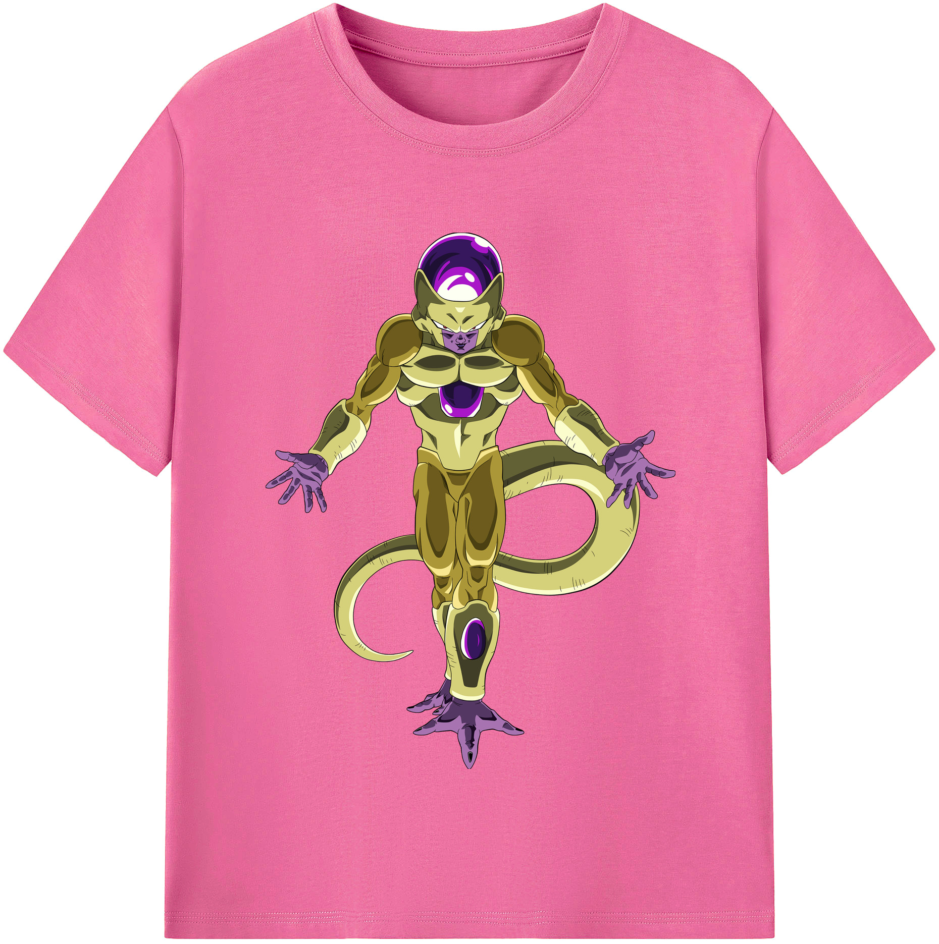 （画像用） ドラゴンボール フリーザ DRAGON BALL Frieza レディースカジュアルプリントTシャツ（綿100％）